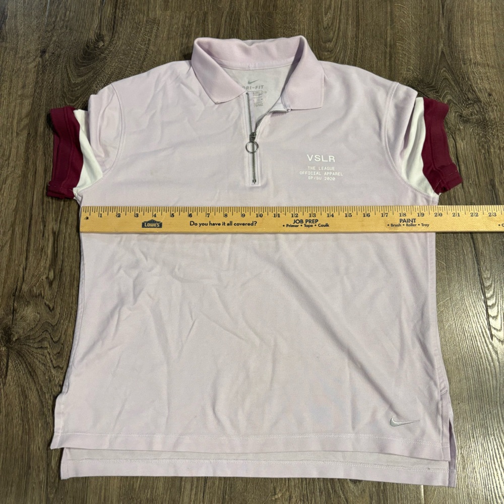 Nike Dri-Fit VSLR Victory Golf Polo Lilac BV0210-509 Sz Medium Like New - Picture 10 of 12